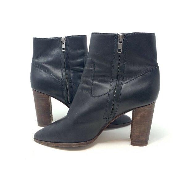 Madewell The Hynde Boot Size 8 True Black Leather - Picture 8 of 8